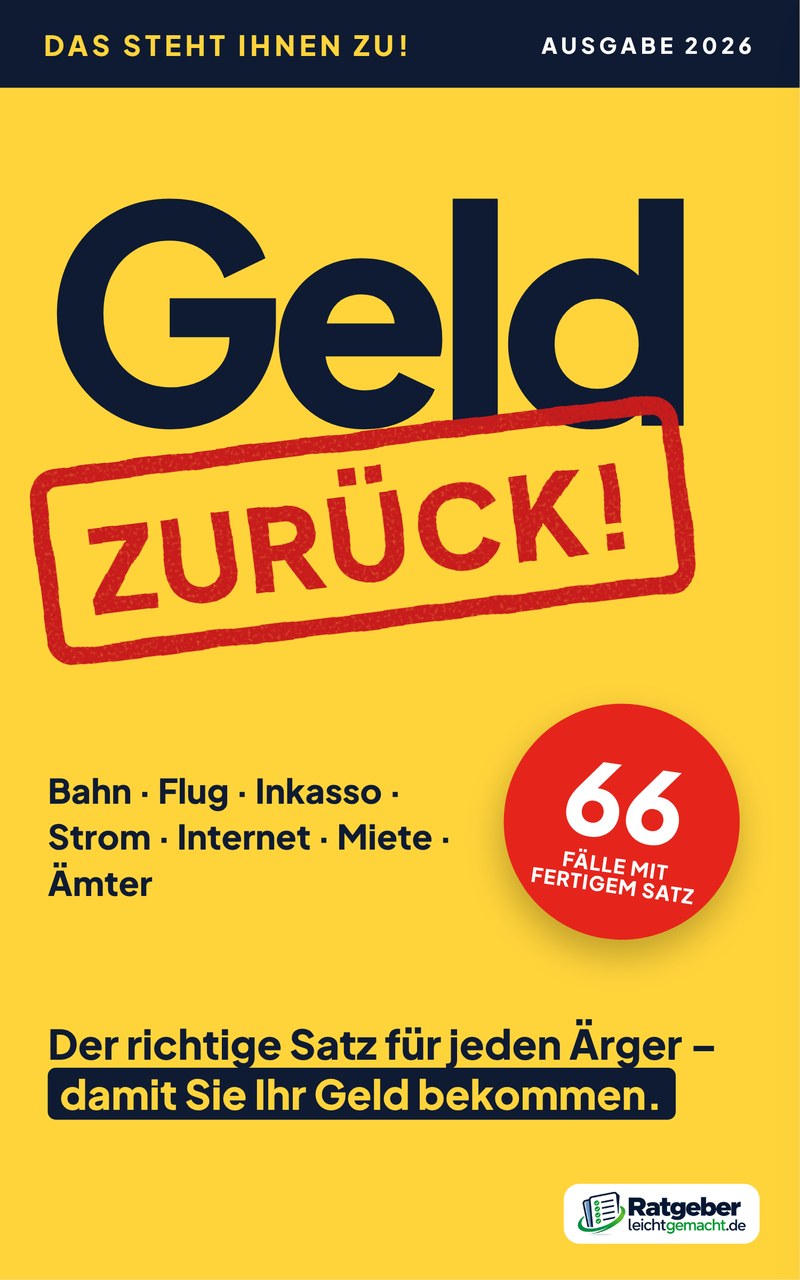 Buchcover: Geld zurück!