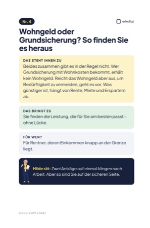 Anspruch Nr. 4 mit Hilde-Tipp aus dem Buch Das steht Ihnen zu