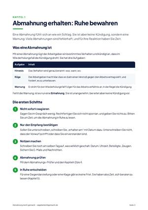 Seite 3 aus Abmahnung leicht gemacht