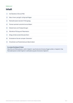 Inhaltsverzeichnis aus Abschluss-Lernplan Klasse 9 und 10 leicht gemacht