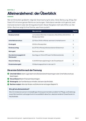 Seite 3 aus Alleinerziehend leicht gemacht