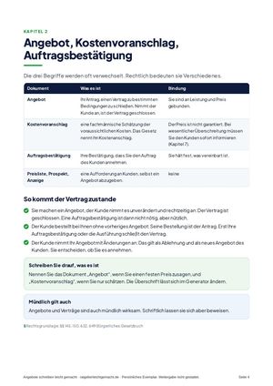 Seite 4 aus Angebote schreiben leicht gemacht