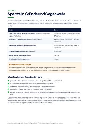 Seite 7 aus Arbeitslosengeld leicht gemacht