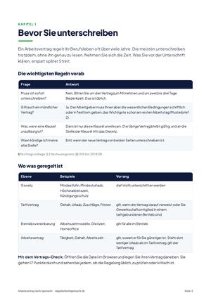 Seite 3 aus Arbeitsvertrag leicht gemacht