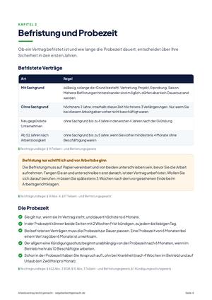 Seite 4 aus Arbeitsvertrag leicht gemacht