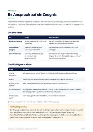 Seite 3 aus Arbeitszeugnis leicht gemacht