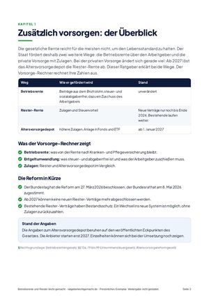 Seite 3 aus Betriebsrente und Riester leicht gemacht