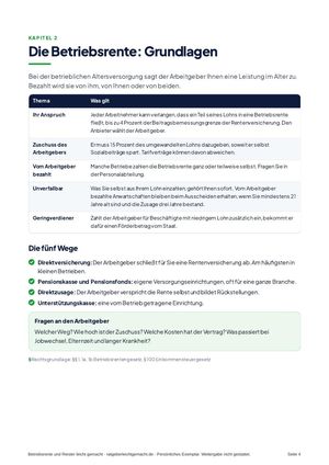 Seite 4 aus Betriebsrente und Riester leicht gemacht