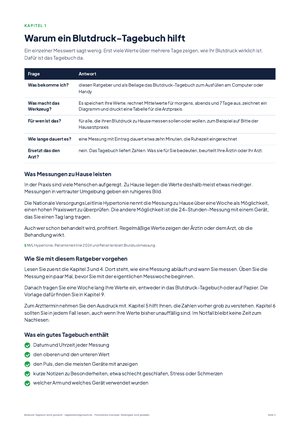 Seite 3 aus Blutdruck-Tagebuch leicht gemacht