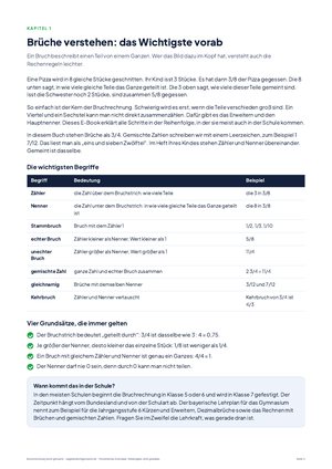 Seite 3 aus Bruchrechnung leicht gemacht