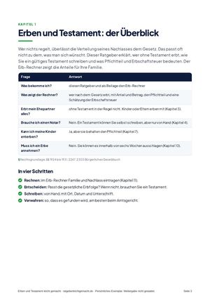 Seite 3 aus Erben und Testament leicht gemacht
