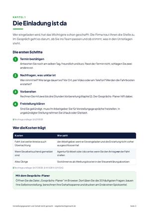 Seite 3 aus Vorstellungsgespräch und Gehalt leicht gemacht