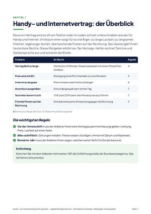 Seite 3 aus Handy- und Internetvertrag leicht gemacht