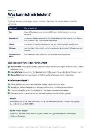 Seite 4 aus Immobilie kaufen leicht gemacht