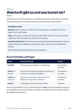 Seite 5 aus KI für Senioren leicht gemacht