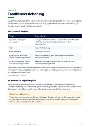 Seite 9 aus Krankenkasse leicht gemacht