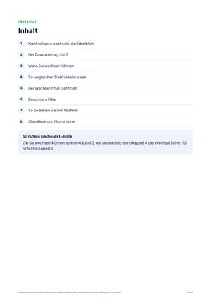 Inhaltsverzeichnis aus Krankenkasse wechseln 2027 leicht gemacht