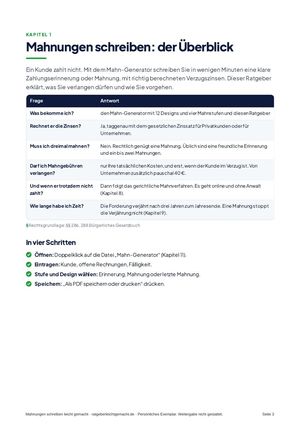 Seite 3 aus Mahnungen schreiben leicht gemacht
