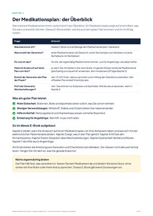 Seite 3 aus Medikamentenplan leicht gemacht