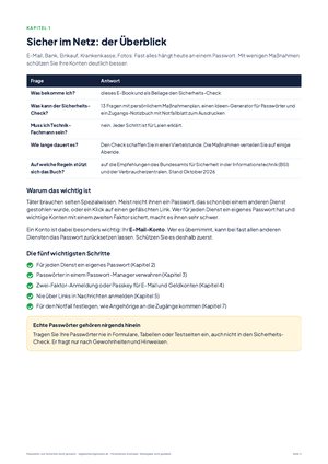 Seite 3 aus Passwörter und Sicherheit leicht gemacht