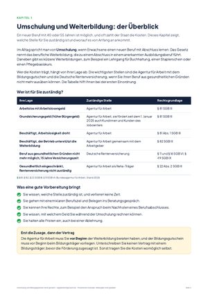 Seite 3 aus Umschulung und Bildungsgutschein leicht gemacht
