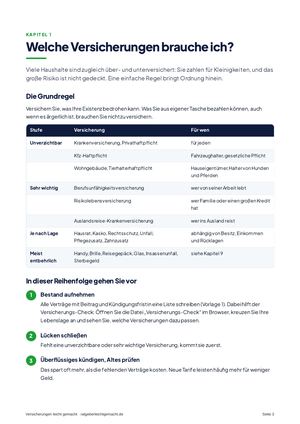 Seite 3 aus Versicherungen leicht gemacht