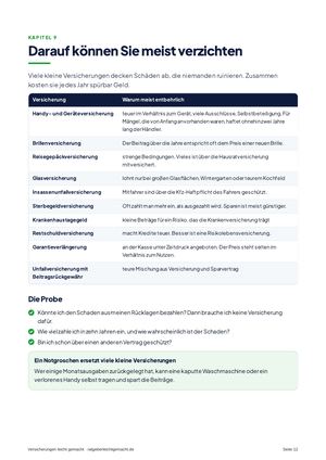 Seite 12 aus Versicherungen leicht gemacht