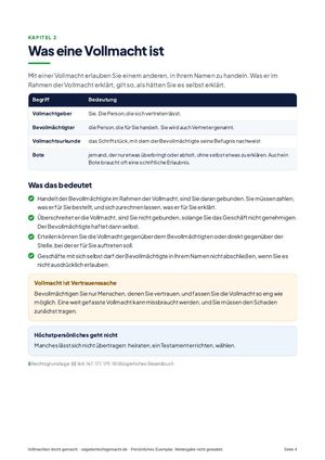 Seite 4 aus Vollmachten leicht gemacht
