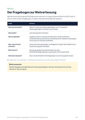 Seite 4 aus Wehrdienst und Musterung leicht gemacht