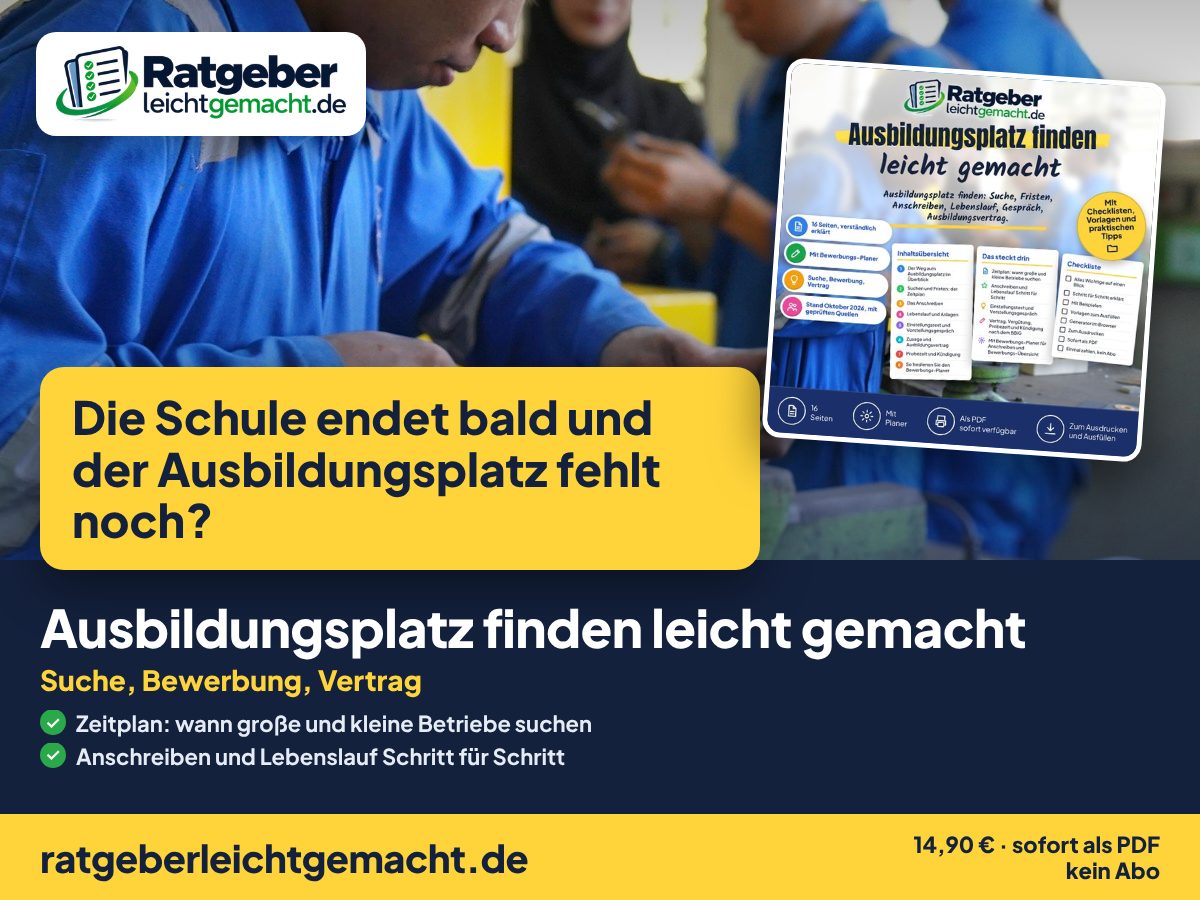 Titelbild Ausbildungsplatz finden leicht gemacht