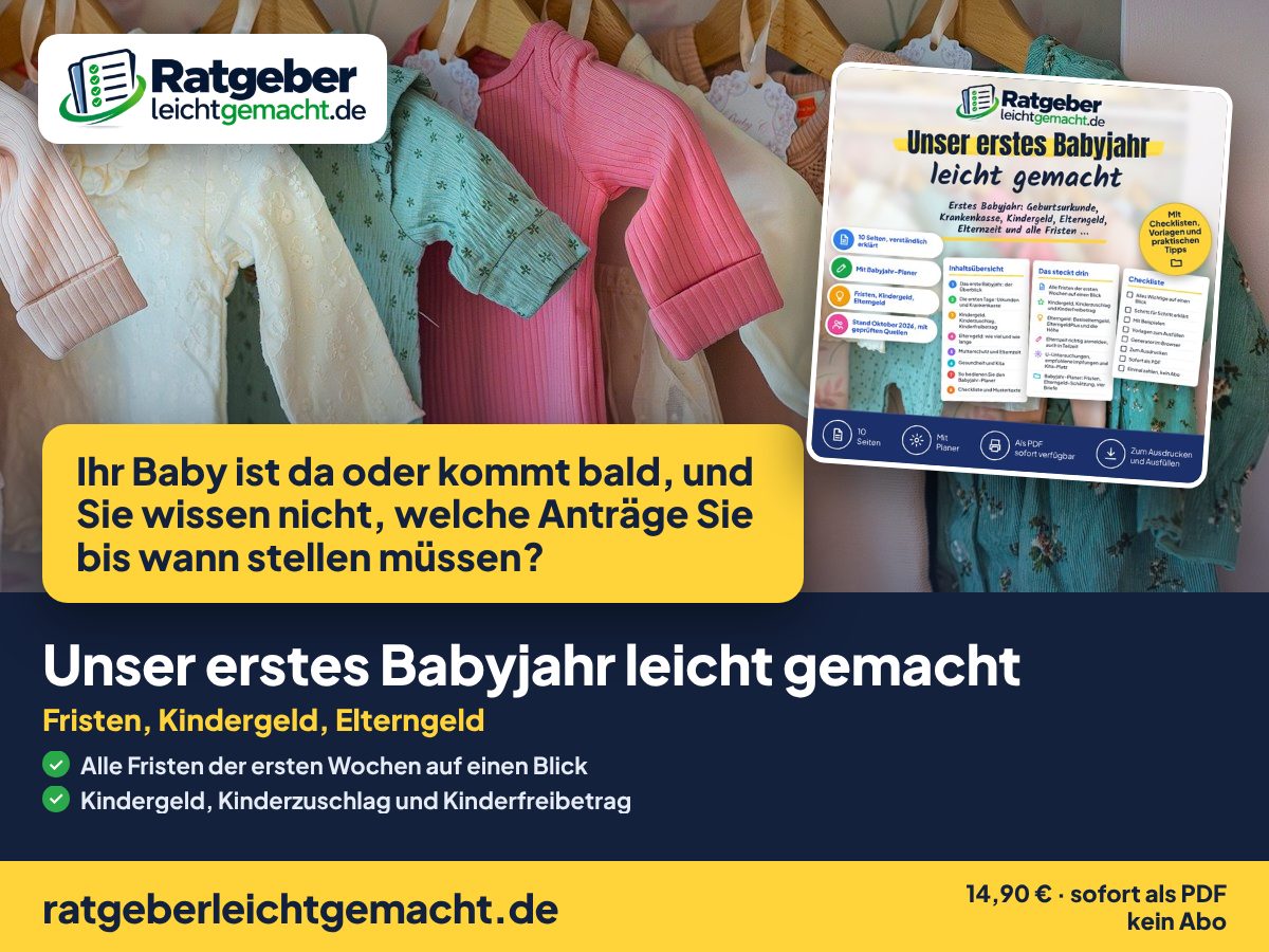 Titelbild Unser erstes Babyjahr leicht gemacht