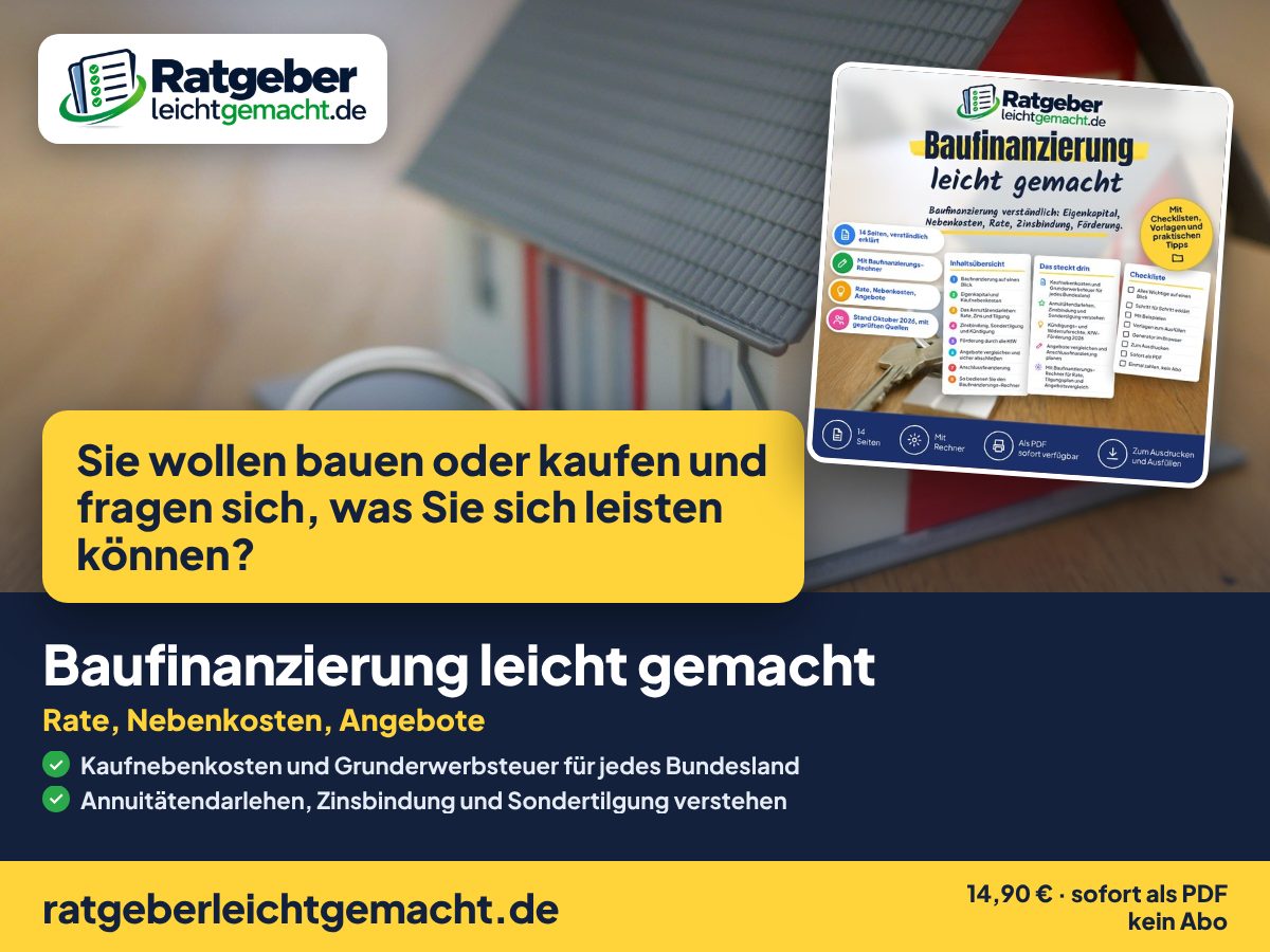 Titelbild Baufinanzierung leicht gemacht