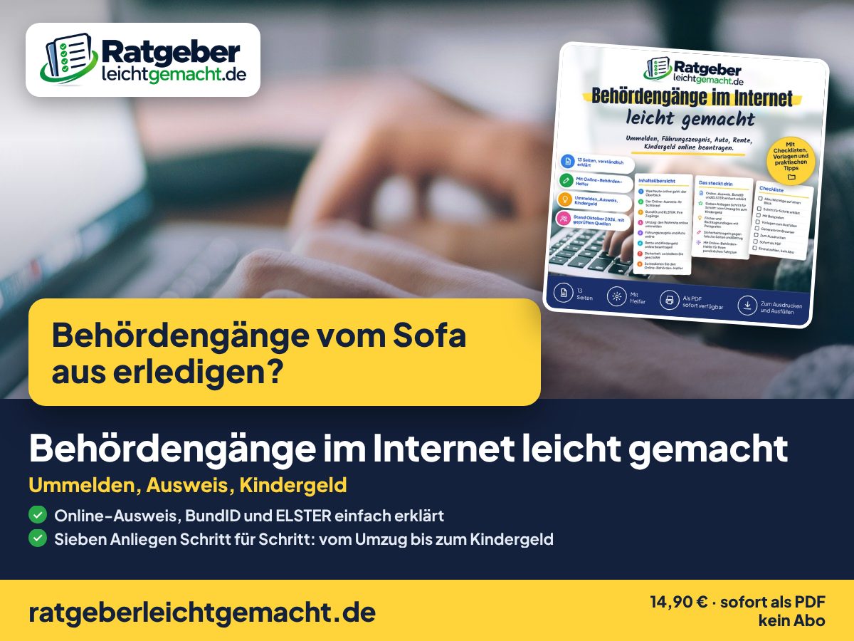 Titelbild Behördengänge im Internet leicht gemacht