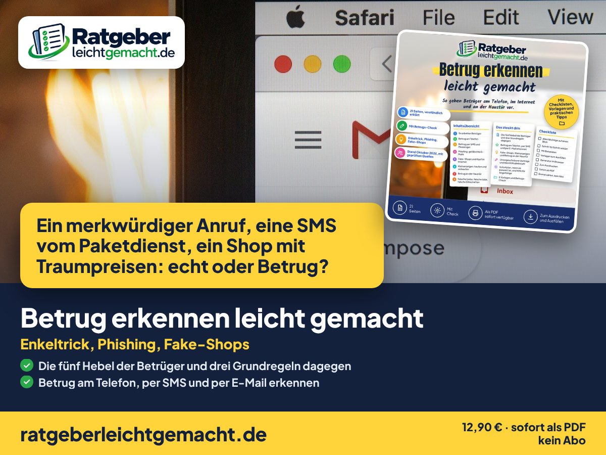 Titelbild Betrug erkennen leicht gemacht