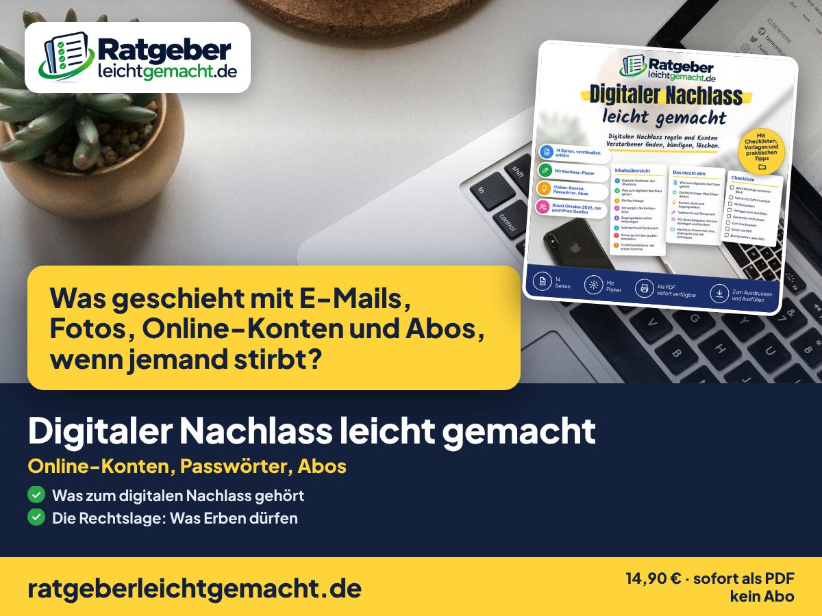 Titelbild Digitaler Nachlass leicht gemacht