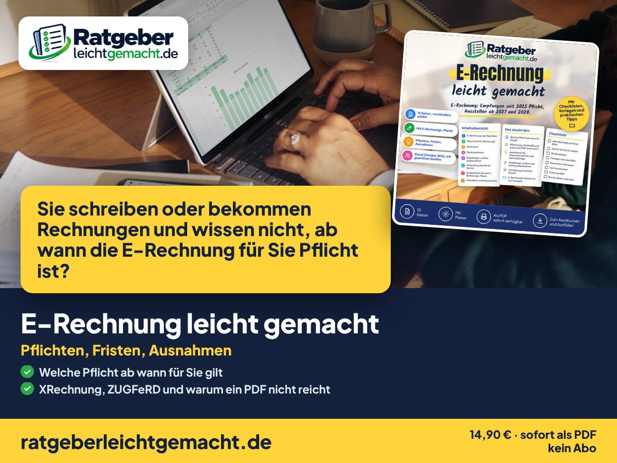 Titelbild E-Rechnung leicht gemacht