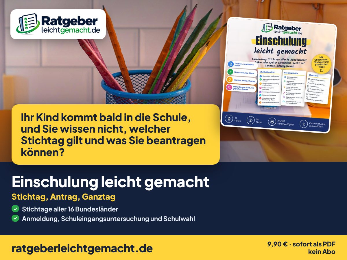 Titelbild Einschulung leicht gemacht
