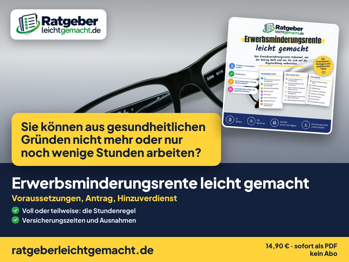 Titelbild Erwerbsminderungsrente leicht gemacht