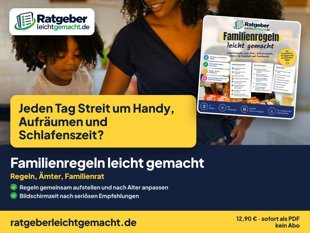 Titelbild Familienregeln leicht gemacht