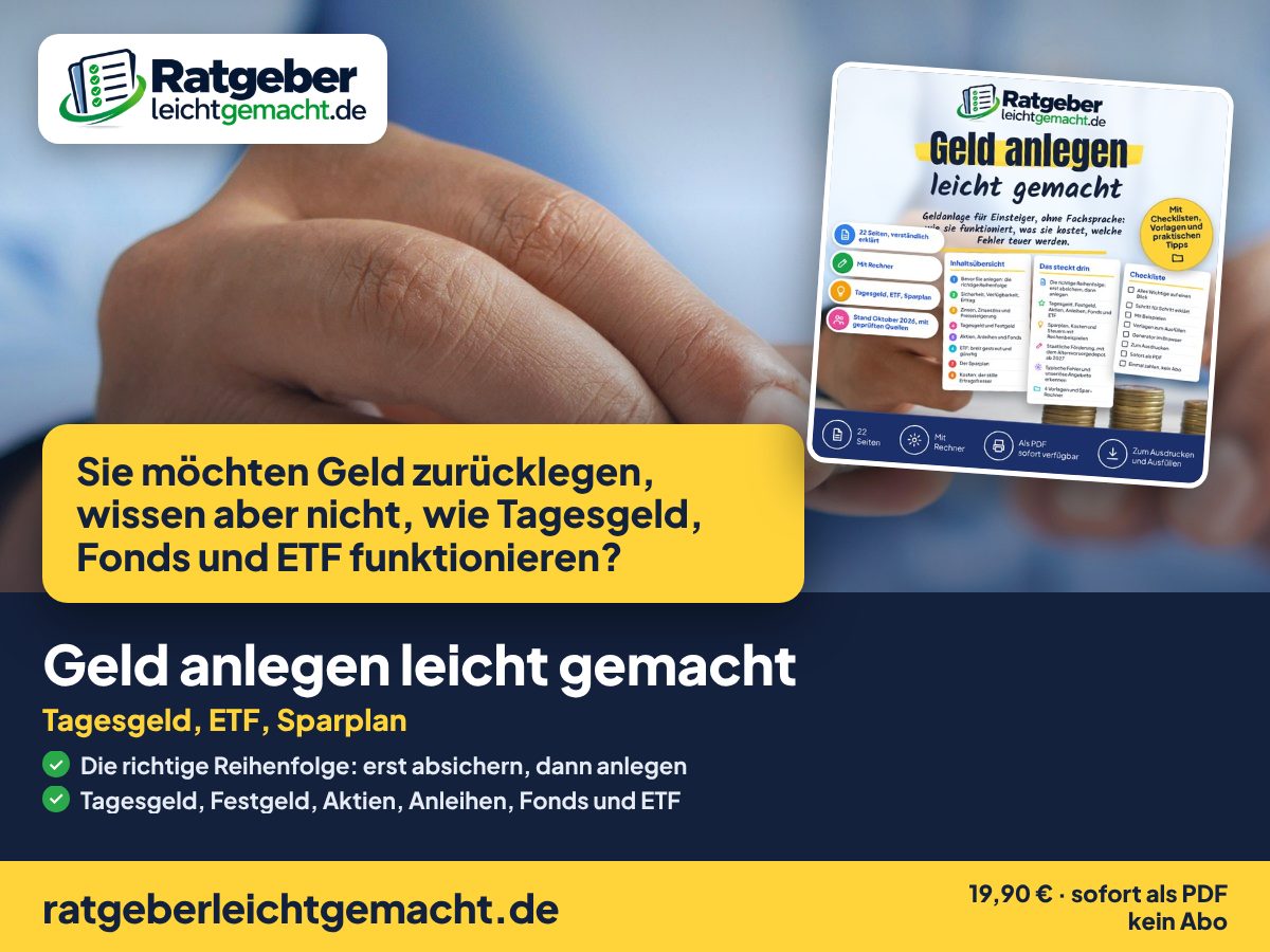 Titelbild Geld anlegen leicht gemacht