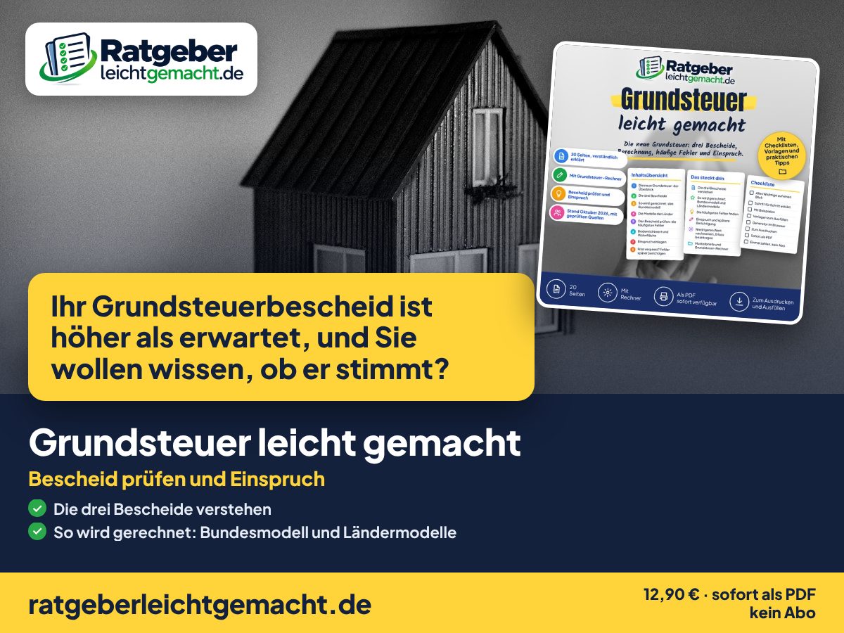 Titelbild Grundsteuer leicht gemacht