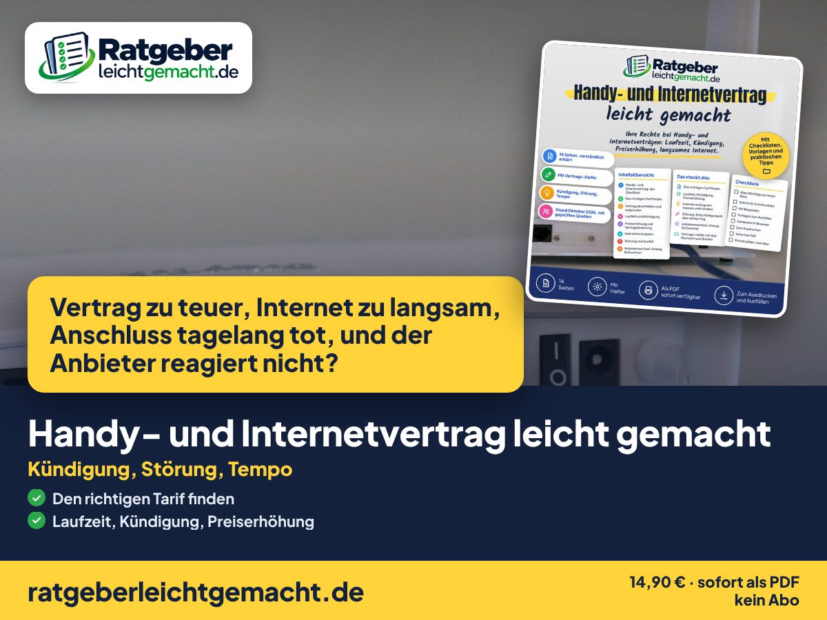 Titelbild Handy- und Internetvertrag leicht gemacht
