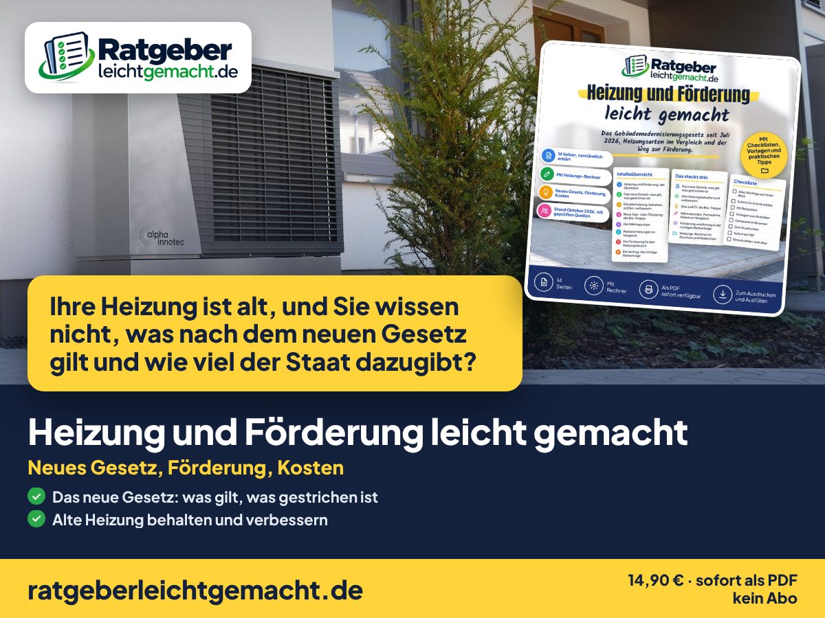 Titelbild Heizung und Förderung leicht gemacht