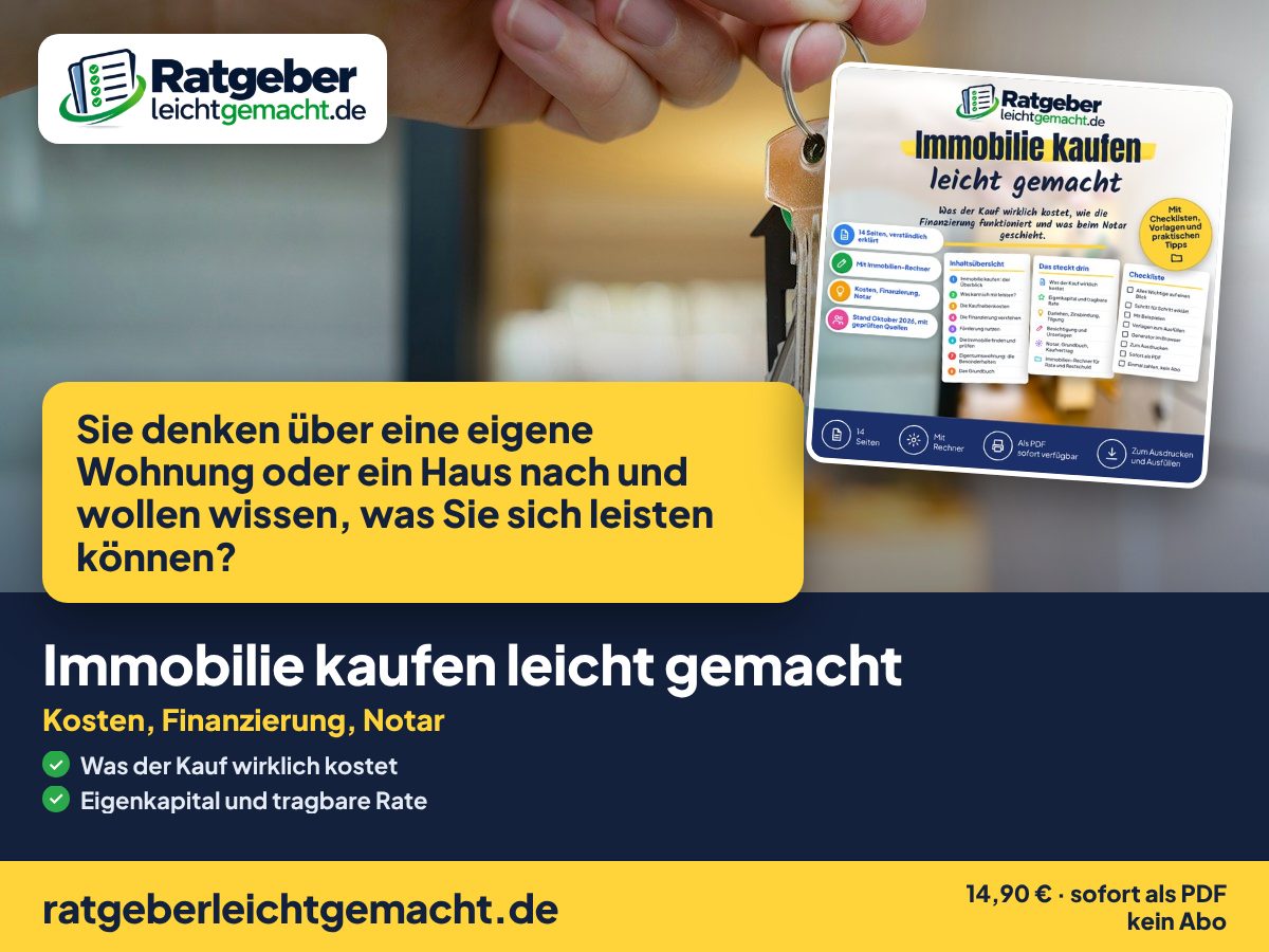 Titelbild Immobilie kaufen leicht gemacht