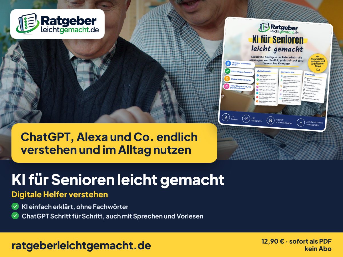 Titelbild KI für Senioren leicht gemacht