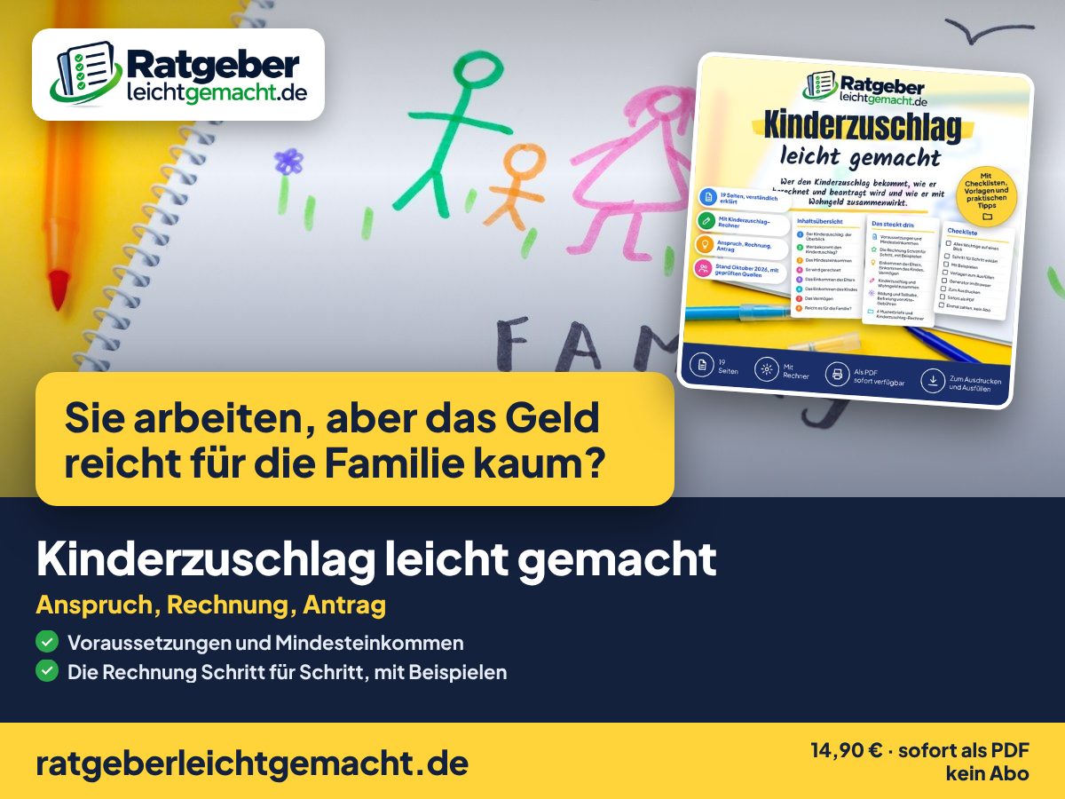Titelbild Kinderzuschlag leicht gemacht