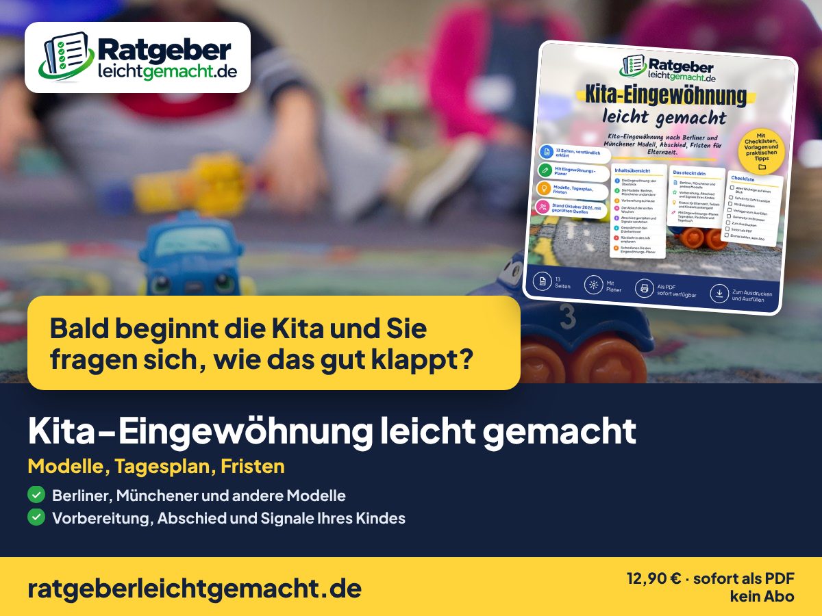 Titelbild Kita-Eingewöhnung leicht gemacht