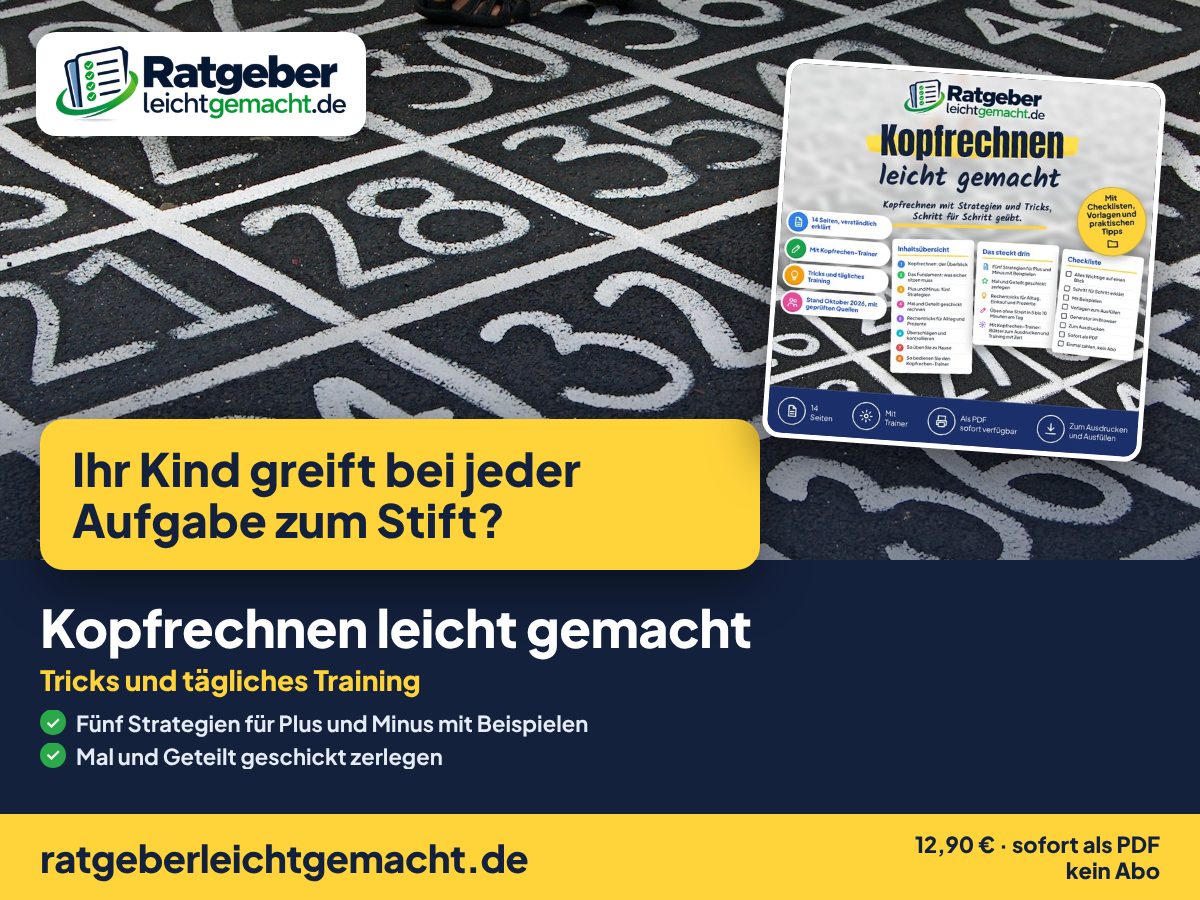 Titelbild Kopfrechnen leicht gemacht