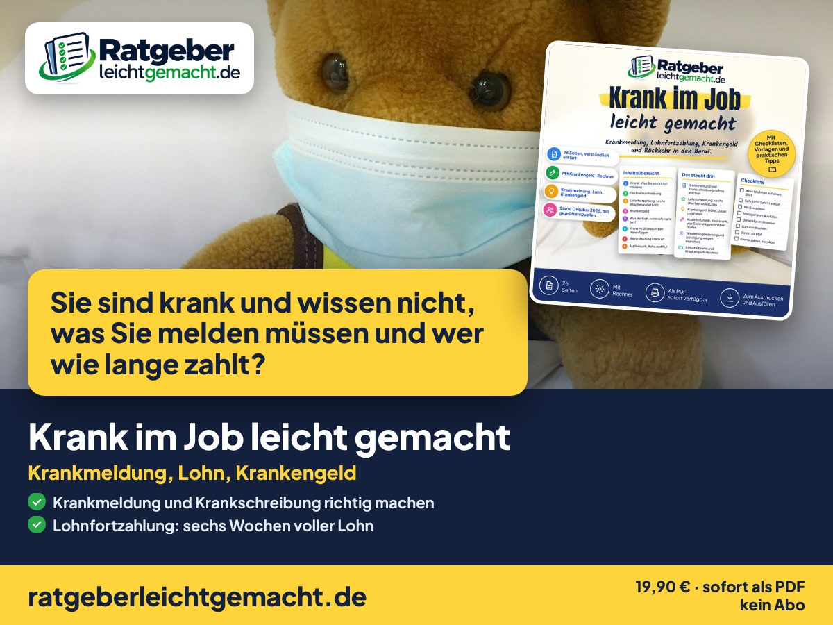 Titelbild Krank im Job leicht gemacht