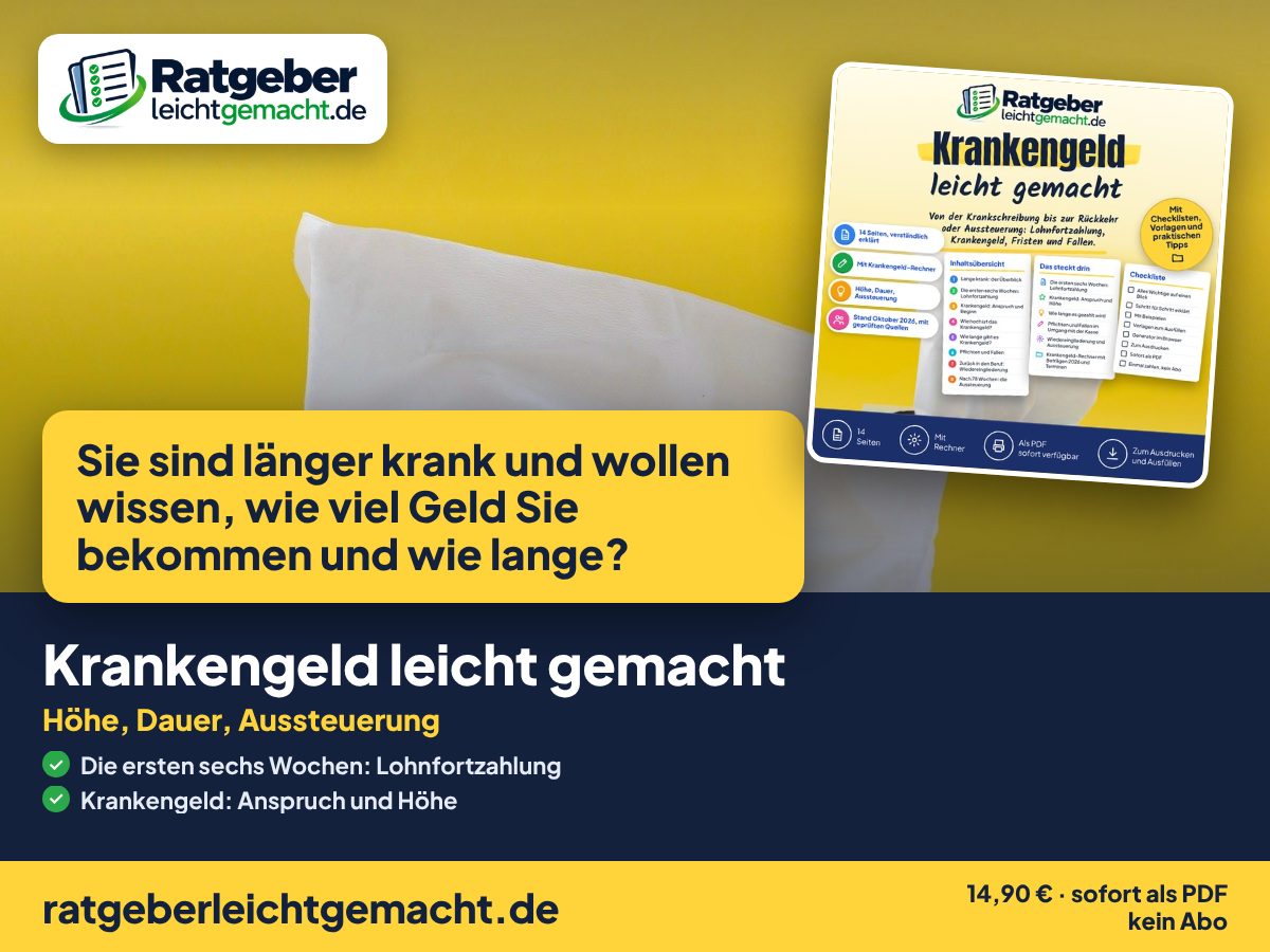 Titelbild Krankengeld leicht gemacht